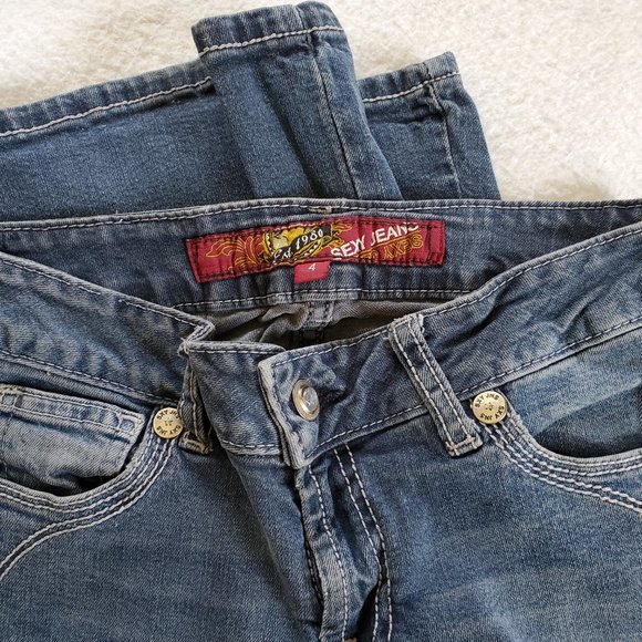 Vintage Sexy Jeans Low Rise Boot Cut Good Fit, Sz 4 - Picture 4 of 4